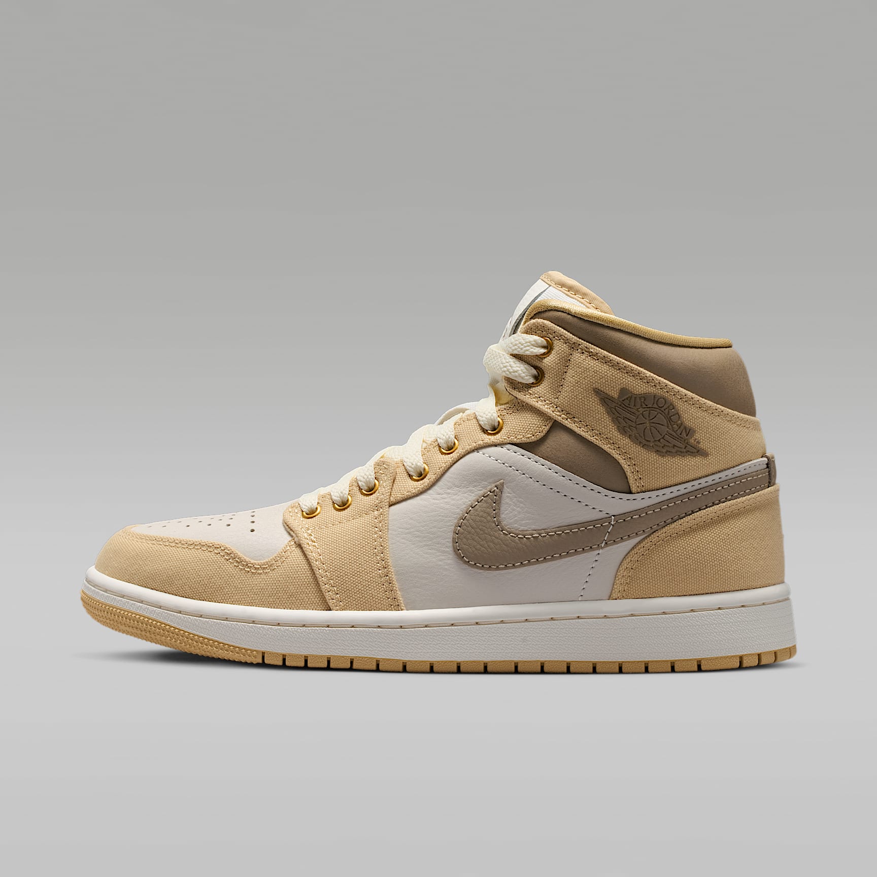 Air Jordan 1 Mid SE Schuh (Damen) – Sesame/Sail/Coconut Milk/Khaki