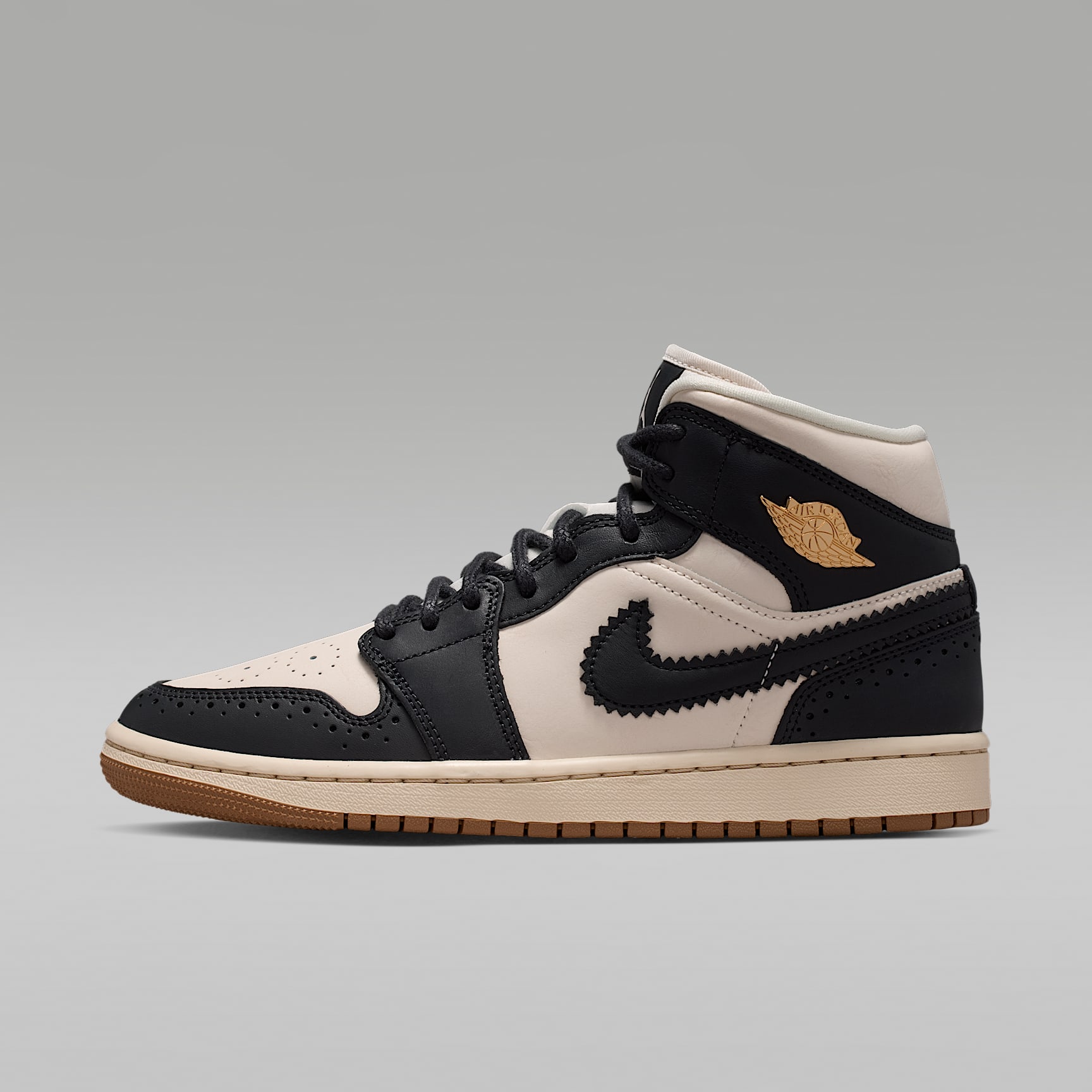 Air Jordan 1 Mid SE Schuh (Damen) – Off Noir/Chalk/Pearl White/Chalk