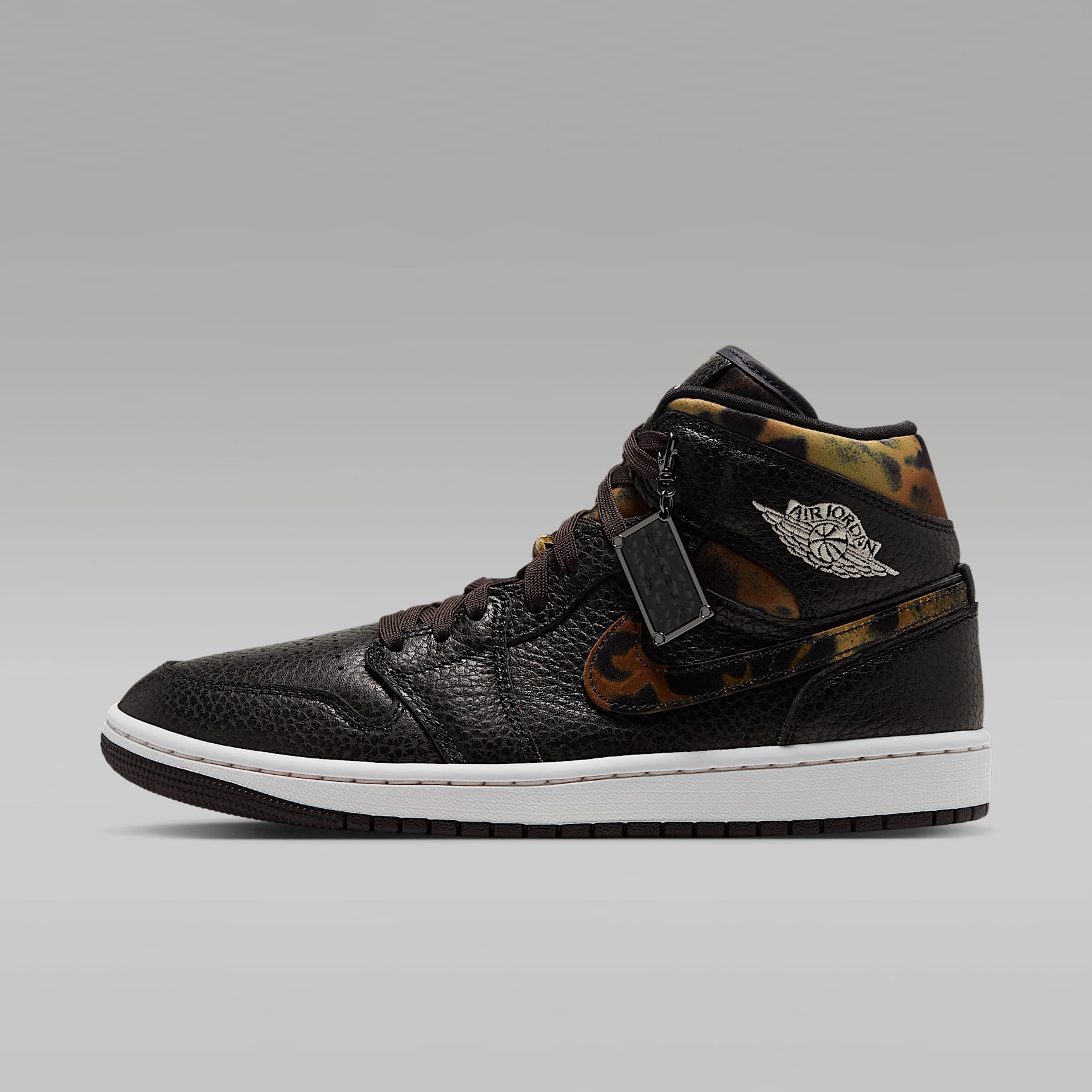 Air Jordan 1 Mid SE Schuh (Damen) – Schwarz/Velvet Brown/Chalk