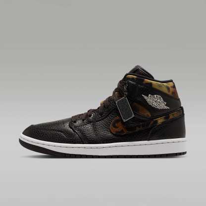 Air Jordan 1 Mid SE Schuh (Damen) – Schwarz/Velvet Brown/Chalk