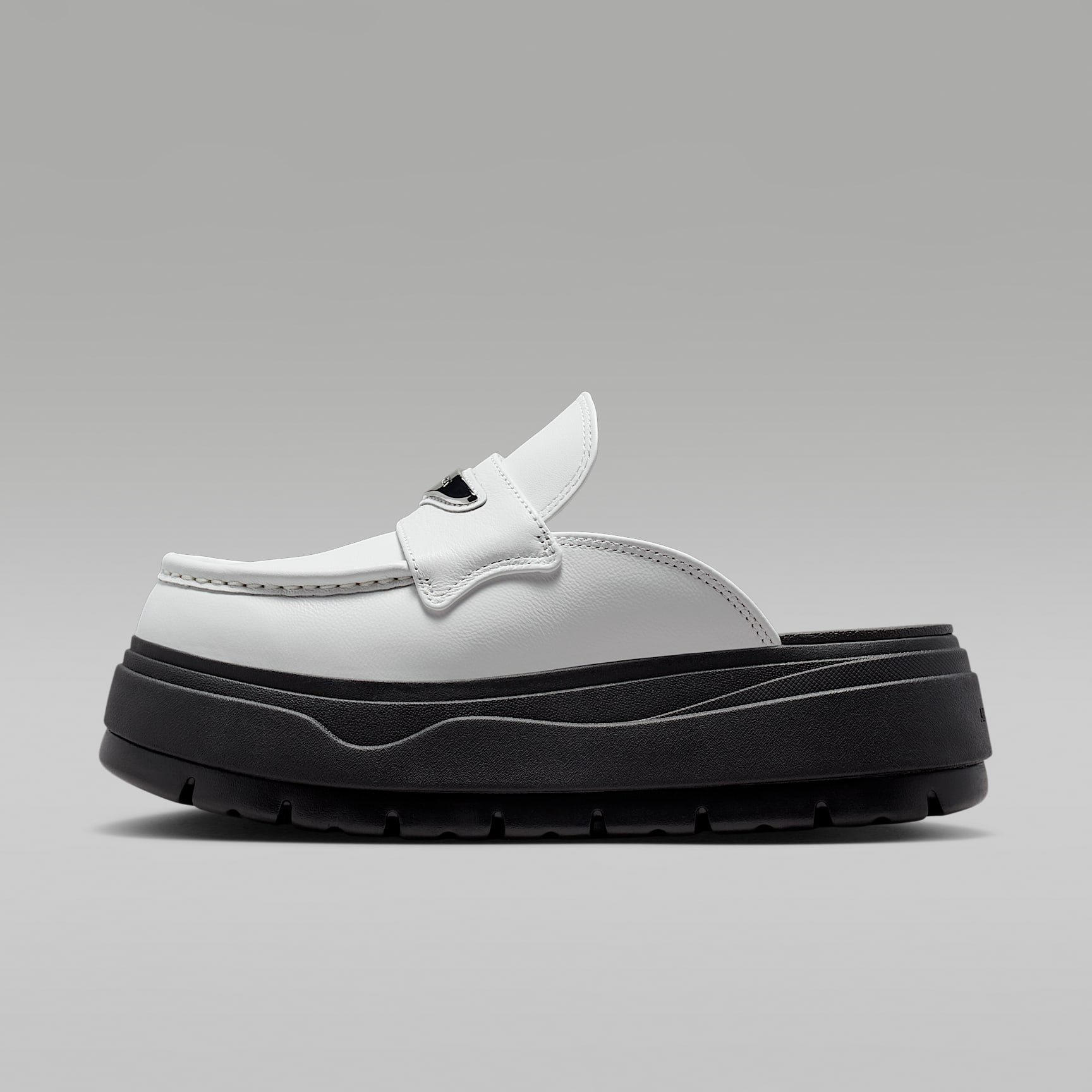 Air Jordan Mule Golfschuh (Damen) – Summit White/Schwarz/Metallic Silver