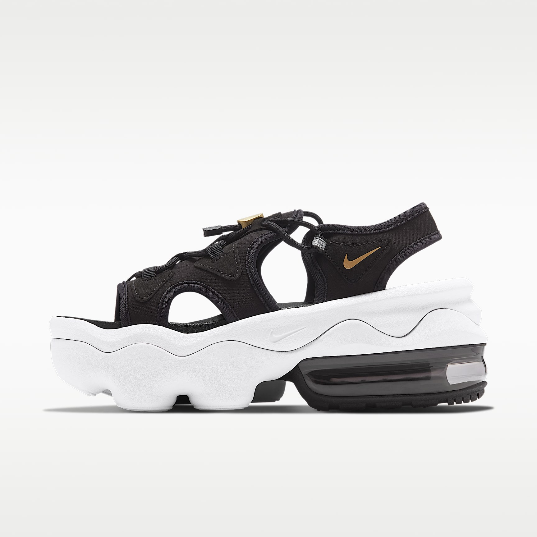 Nike Air Max Koko Damen-Sandale – Schwarz/Anthracite/Weiß/Metallic Gold
