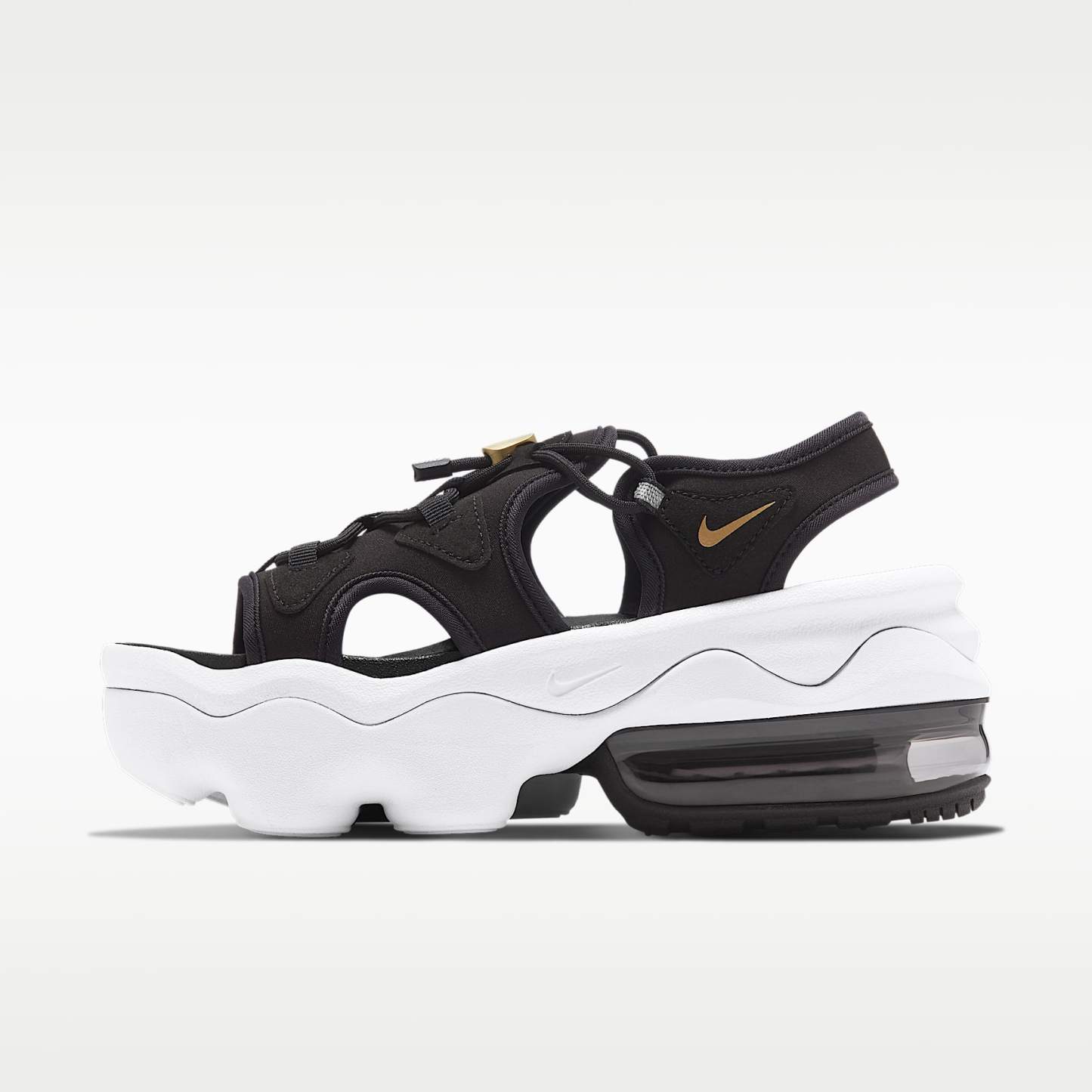 Nike Air Max Koko Damen-Sandale – Schwarz/Anthracite/Weiß/Metallic Gold