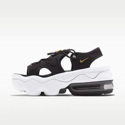 Nike Air Max Koko Damen-Sandale – Schwarz/Anthracite/Weiß/Metallic Gold