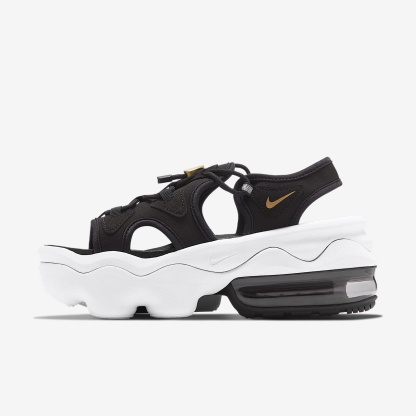 Nike Air Max Koko Damen-Sandale – Schwarz/Anthracite/Weiß/Metallic Gold