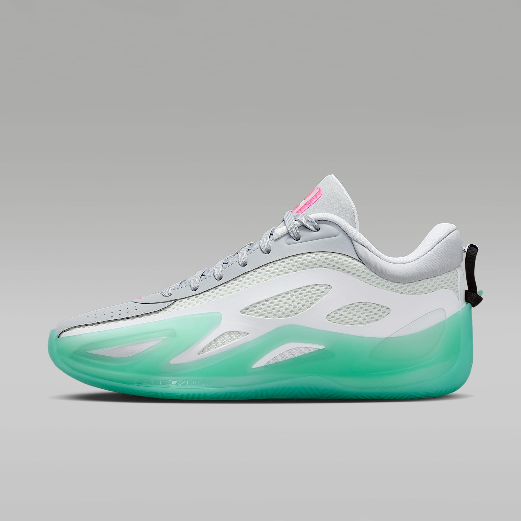Jordan Heir Series 2 "Seafoam" Basketballschuh – Weiß/Metallic Silver/Pink Blast/Light Pumice