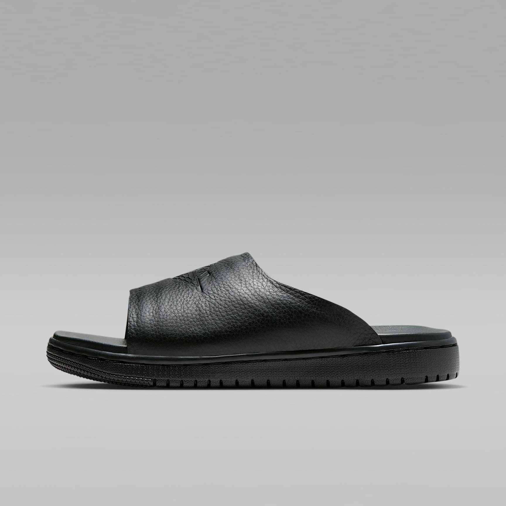 Jordan Modero 1 Slides (Damen) – Schwarz/Schwarz