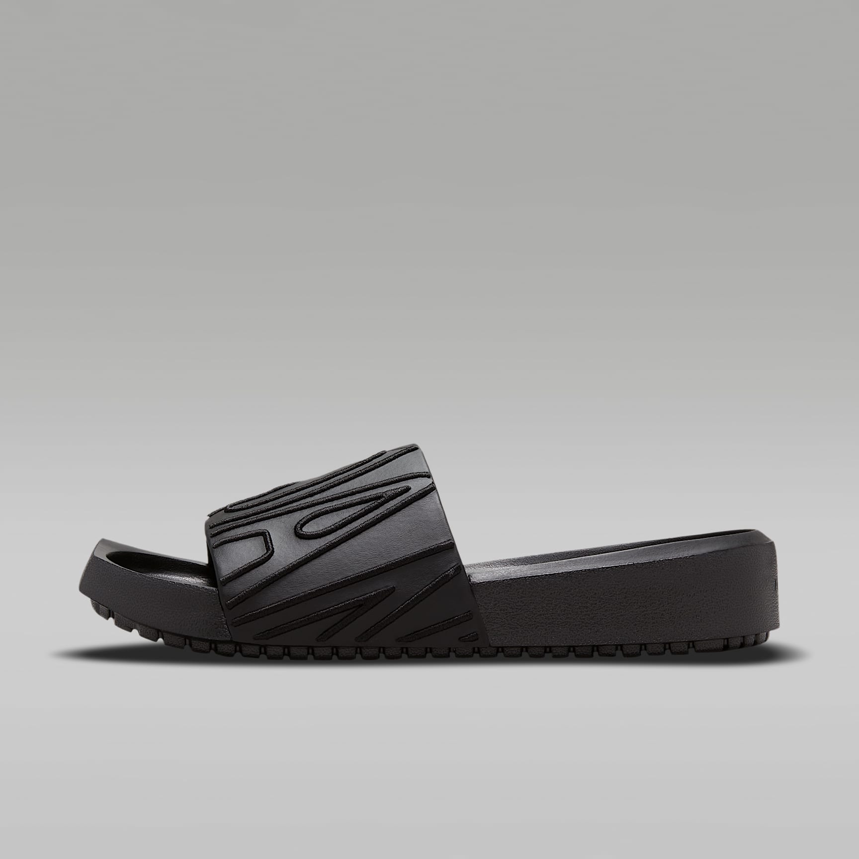 Jordan NOLA Damen-Slides – Schwarz/Schwarz/Schwarz