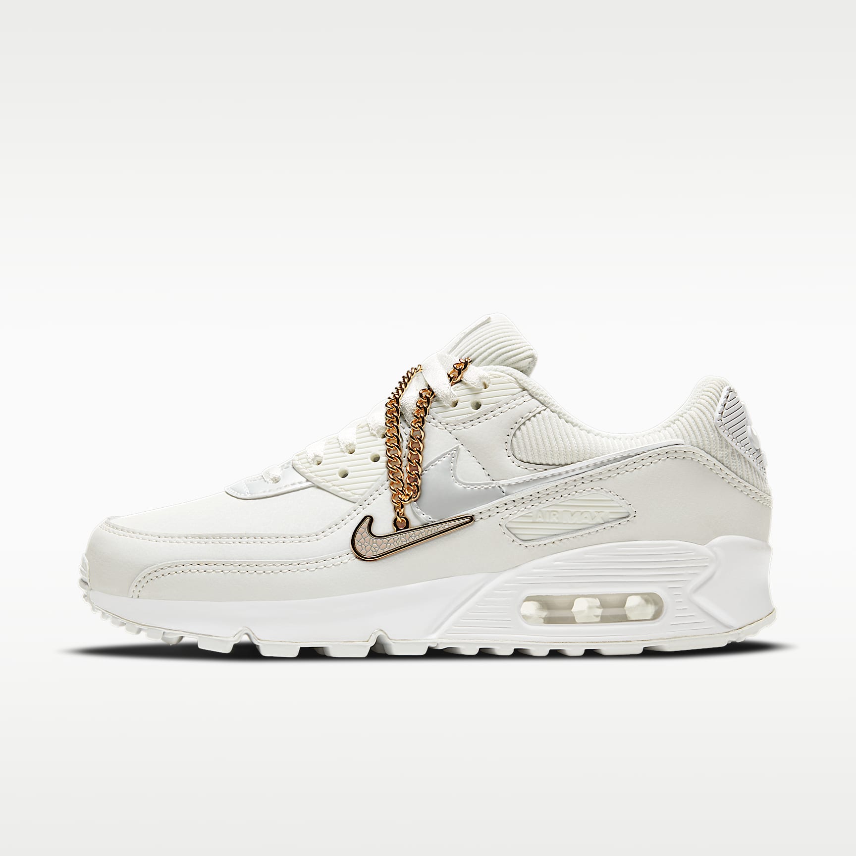 Nike Air Max 90 Damenschuh – Summit White/Dark Beetroot/Weiß/Summit White