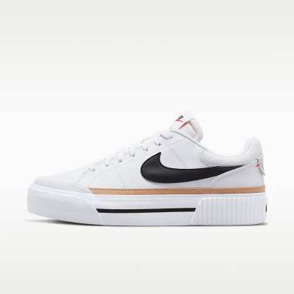 Nike Court Legacy Lift Damenschuh – Weiß/Hemp/Team Orange/Schwarz