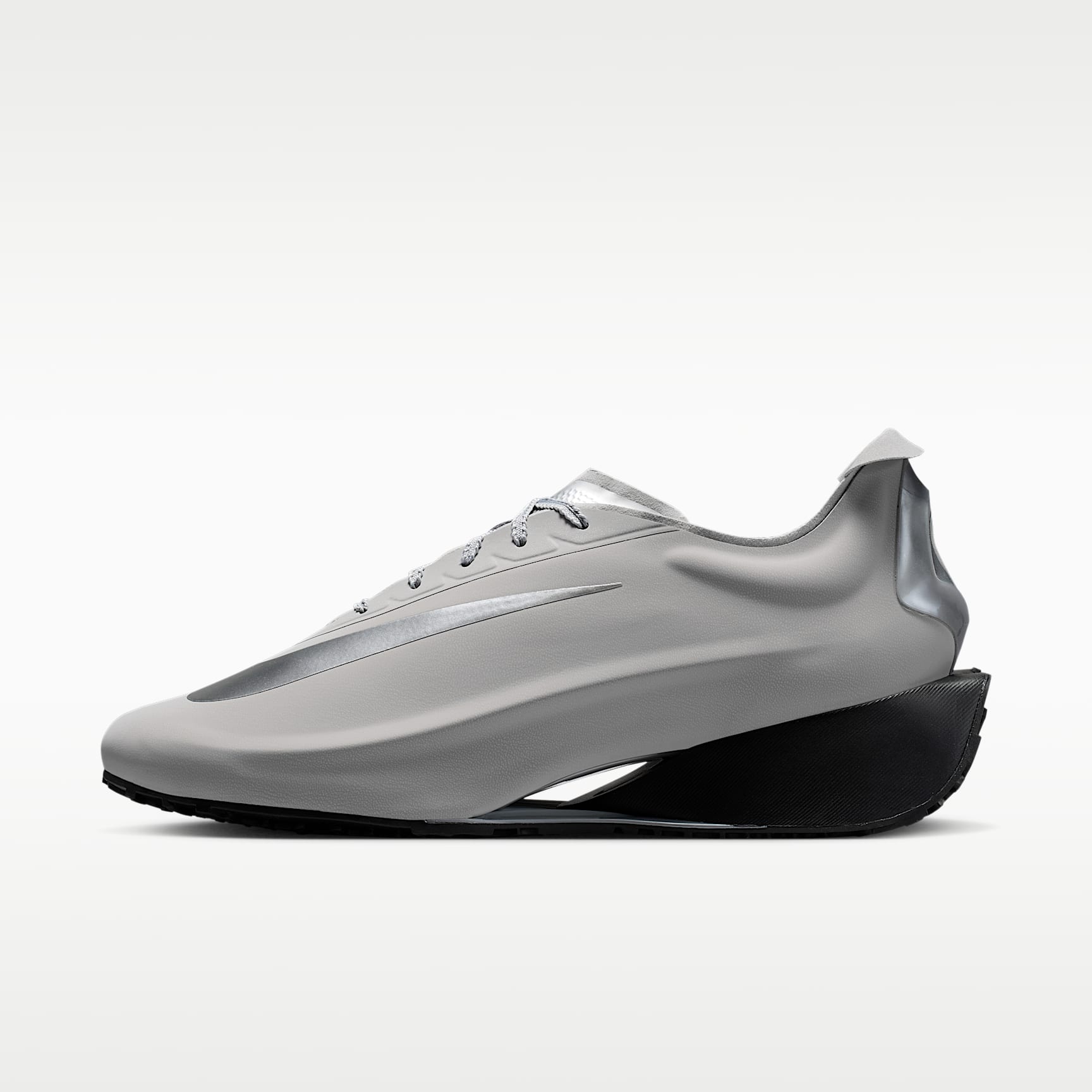 Nike First Sight Noir Schuh (Damen) – Flat Silver/Schwarz/Metallic Silver