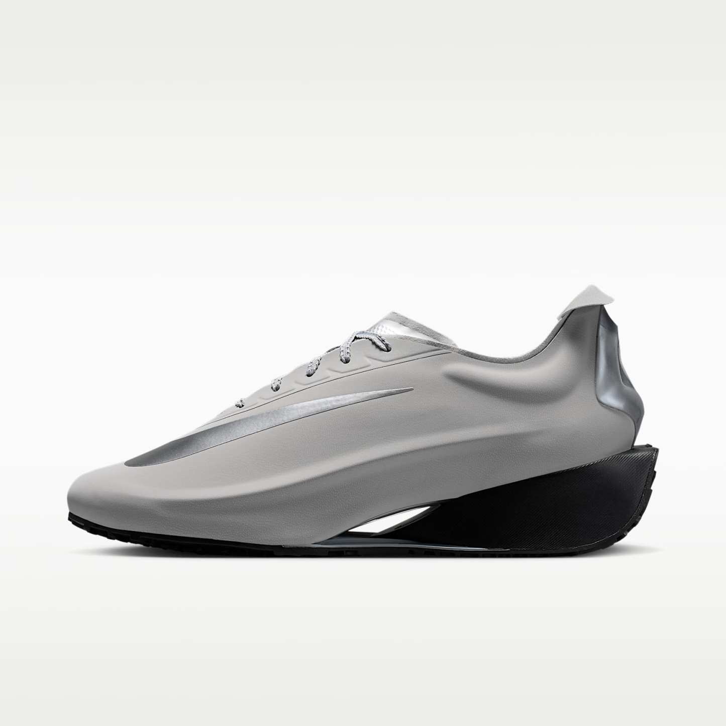 Nike First Sight Noir Schuh (Damen) – Flat Silver/Schwarz/Metallic Silver