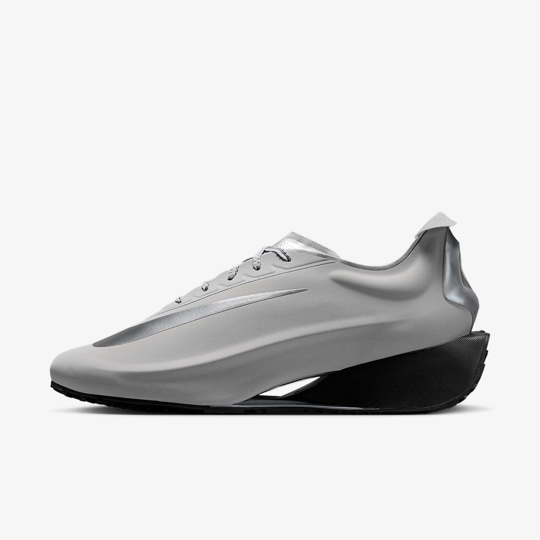 Nike First Sight Noir Schuh (Damen) – Flat Silver/Schwarz/Metallic Silver