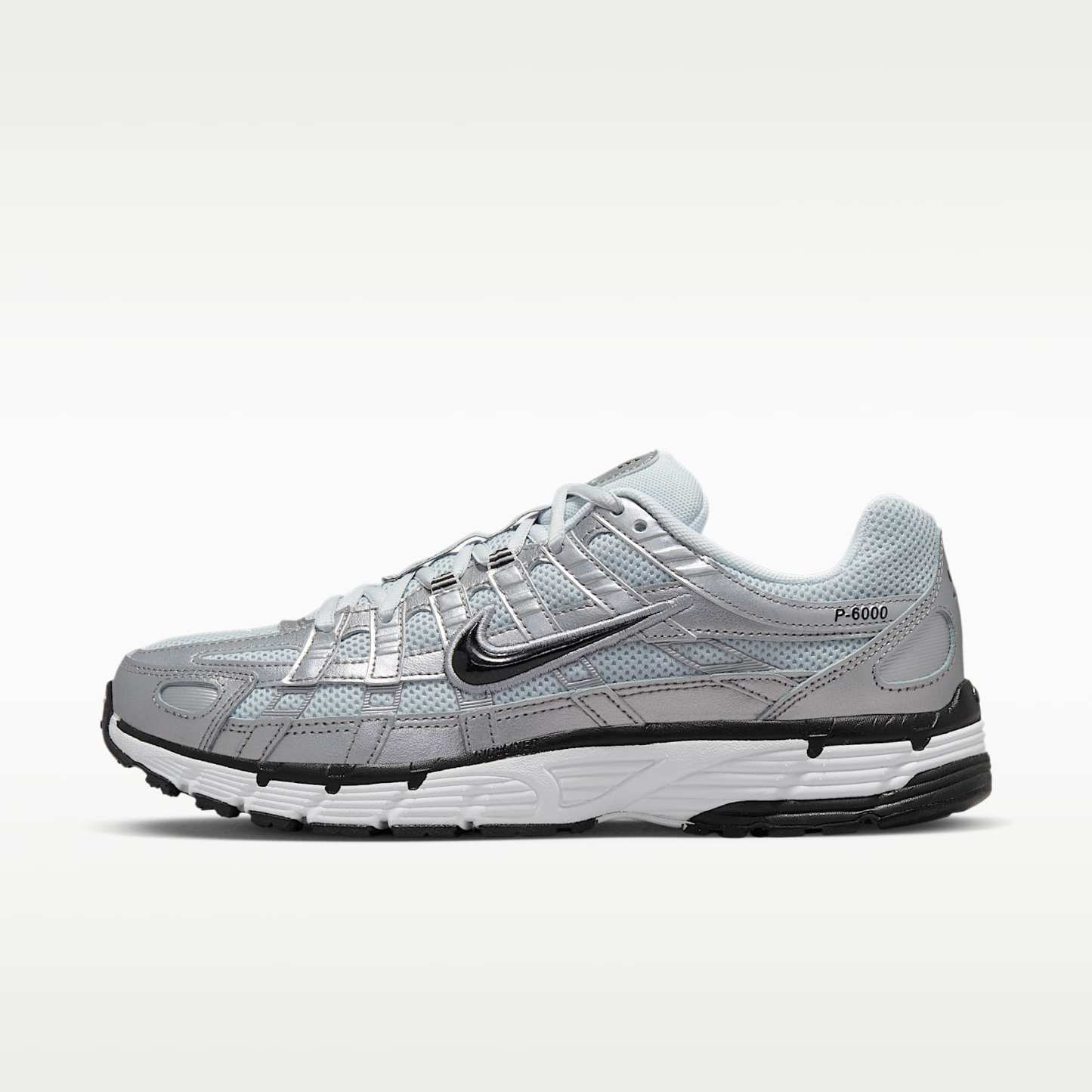 Nike P-6000 Schuh – Weiß/Metallic Silver/Pure Platinum/Schwarz