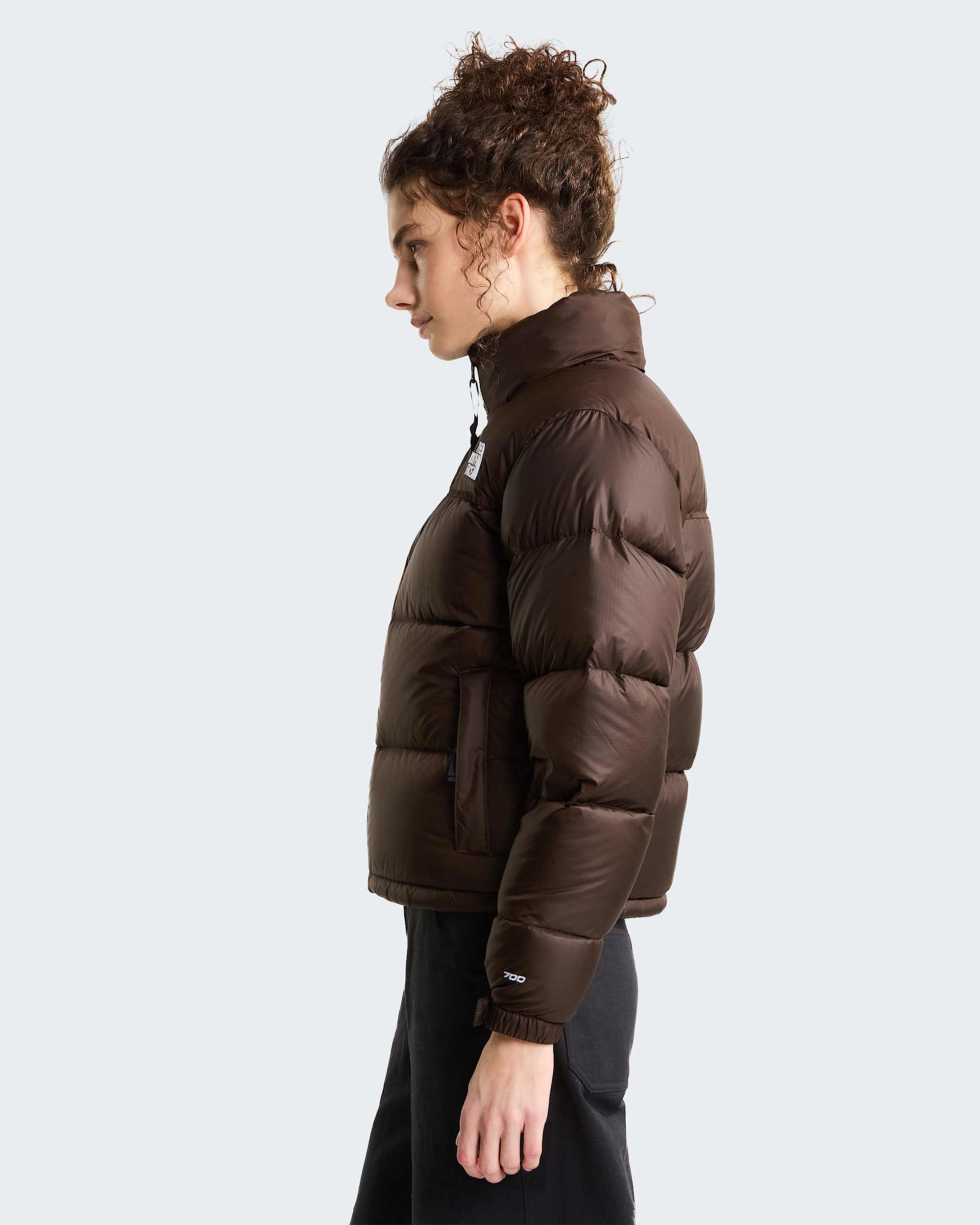 1996 Retro Nuptse Jacke für Damen – Dark Chestnut