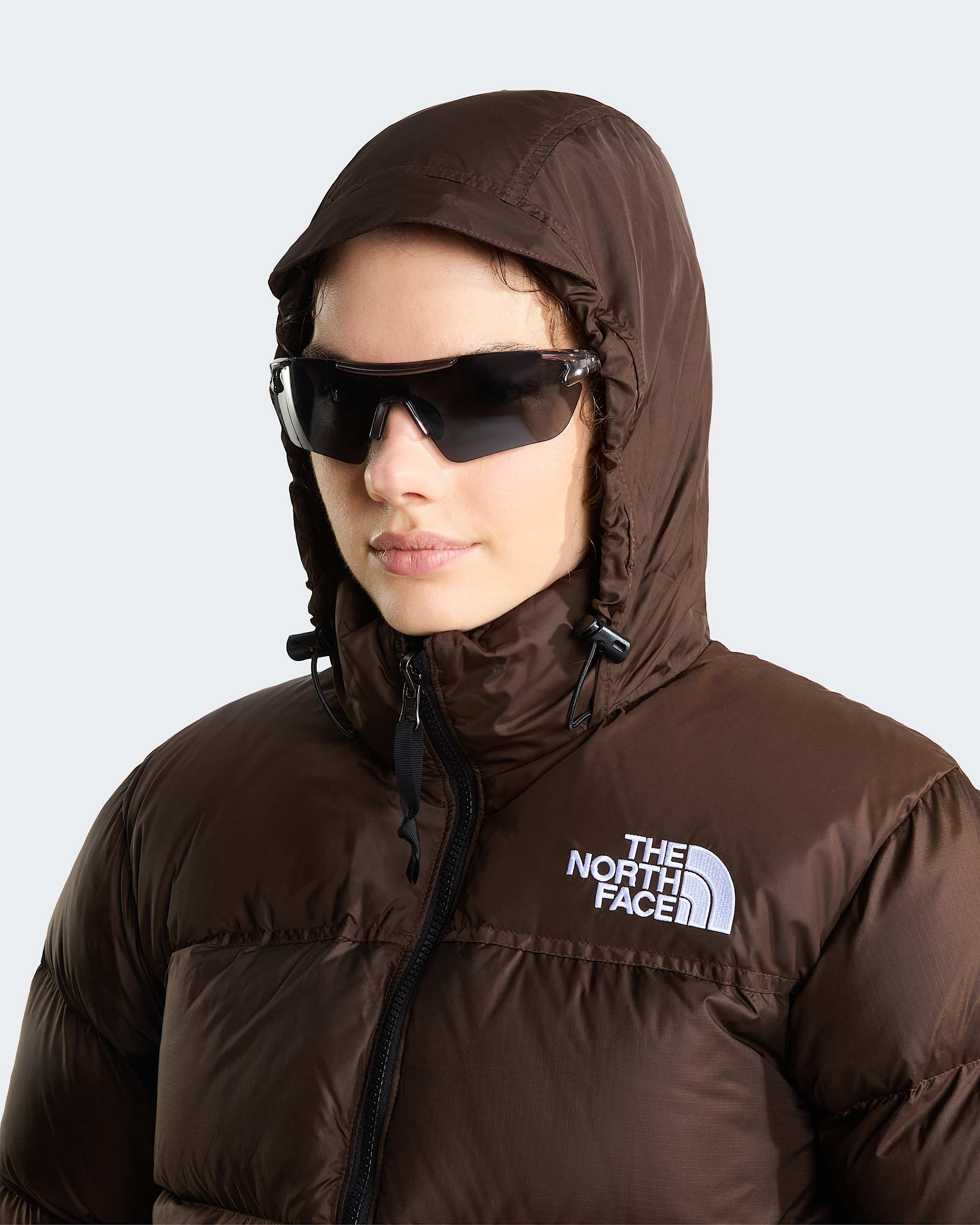 1996 Retro Nuptse Jacke für Damen – Dark Chestnut