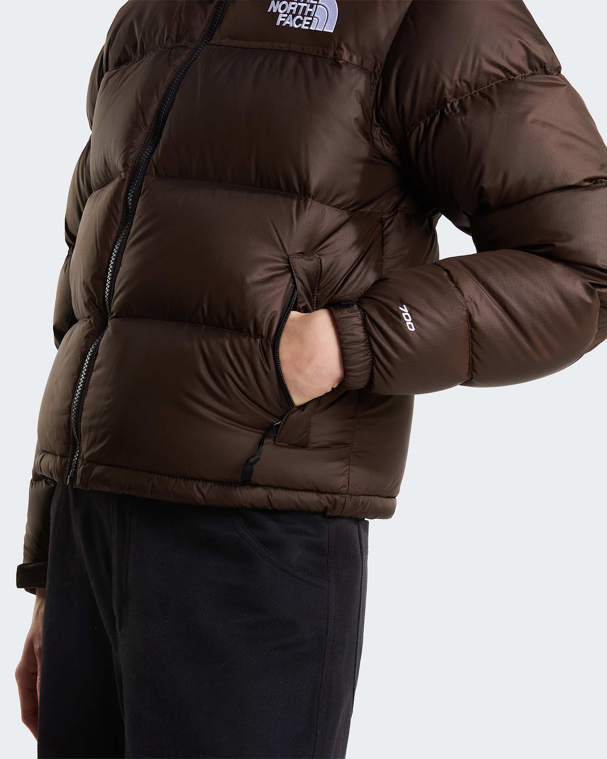 1996 Retro Nuptse Jacke für Damen – Dark Chestnut
