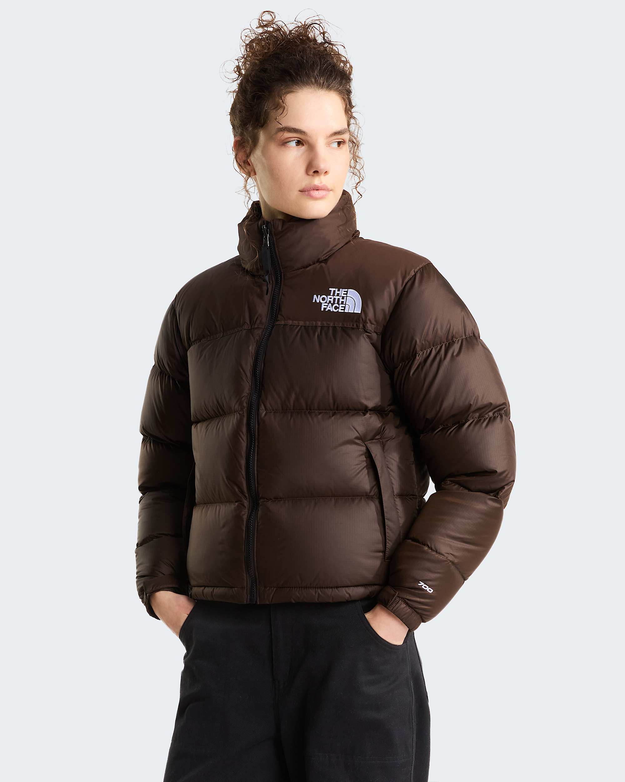 1996 Retro Nuptse Jacke für Damen – Dark Chestnut