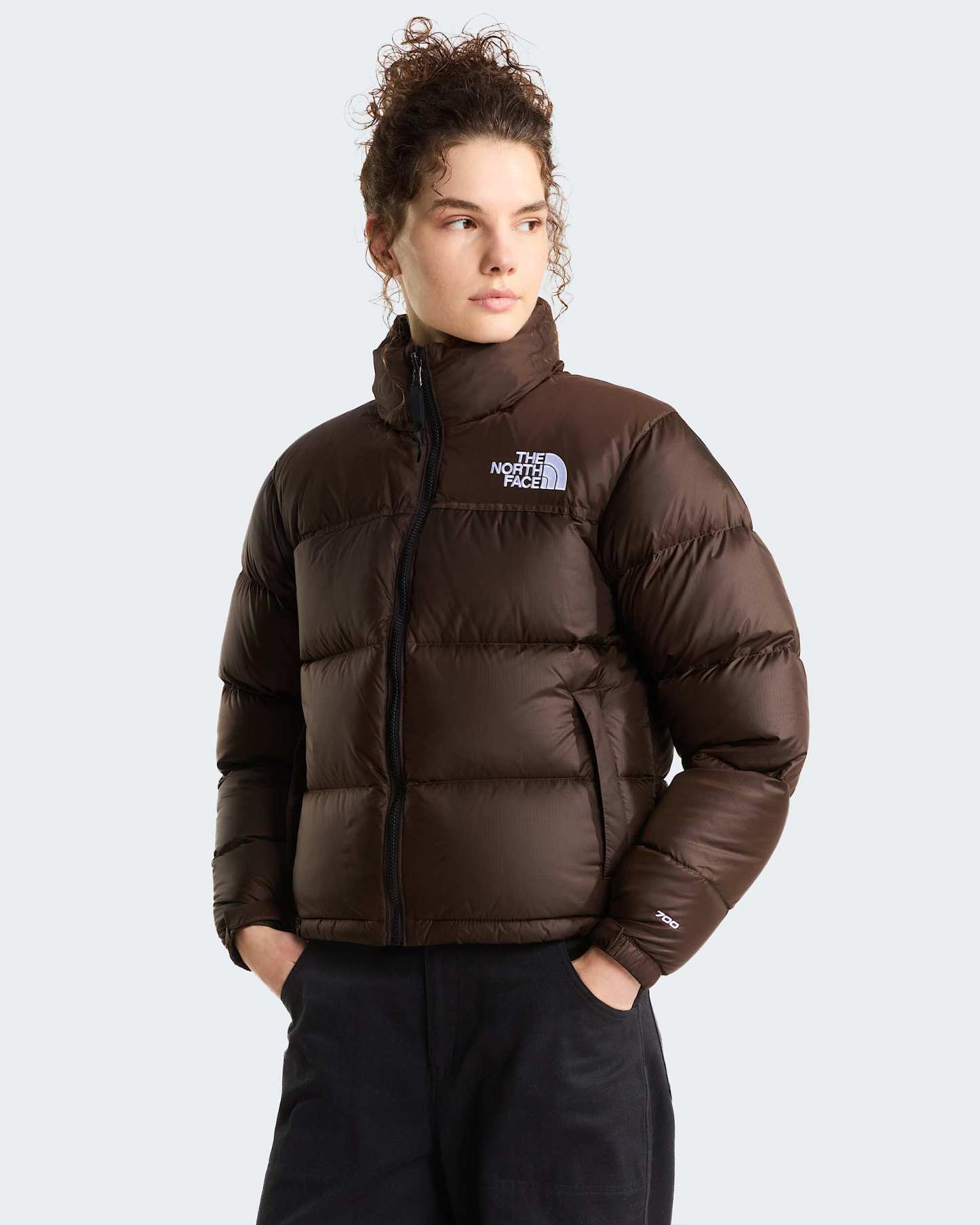 1996 Retro Nuptse Jacke für Damen – Dark Chestnut
