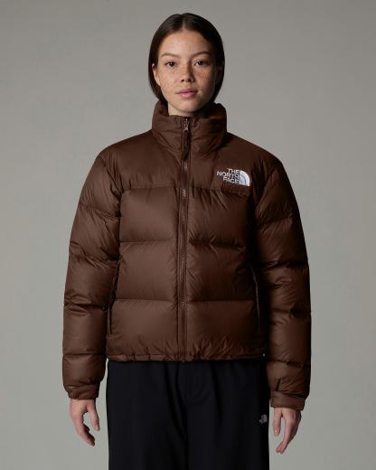 1996 Retro Nuptse Jacke für Damen – Smokey Brown