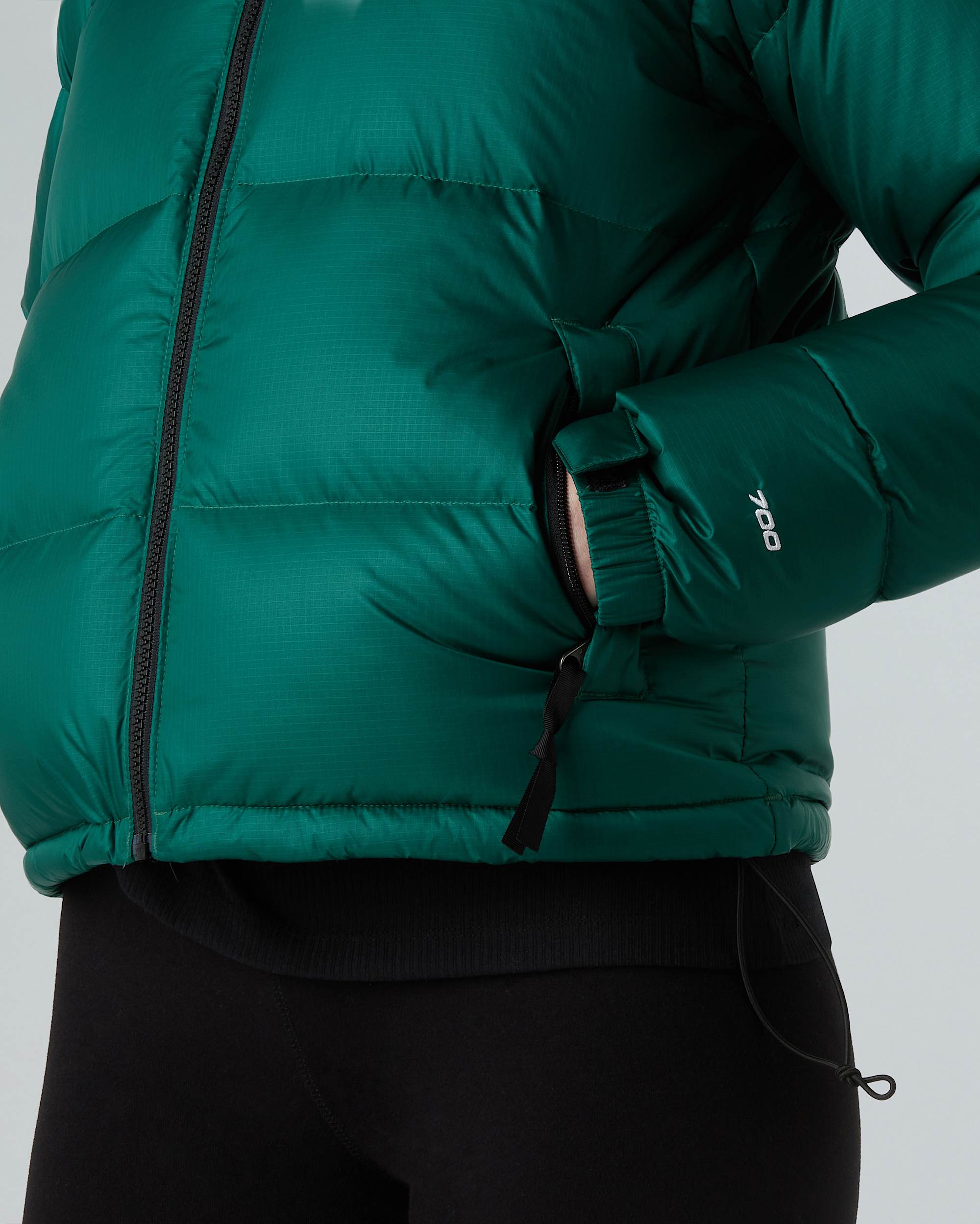 1996 Retro Nuptse Jacke für Damen – Hunter Green