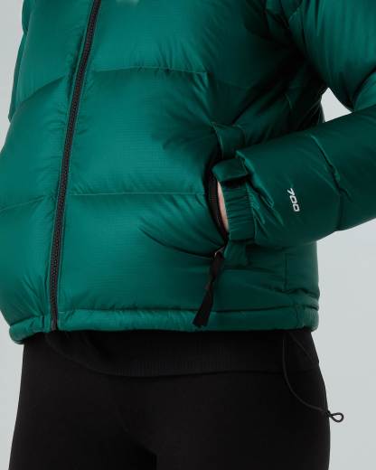1996 Retro Nuptse Jacke für Damen – Hunter Green