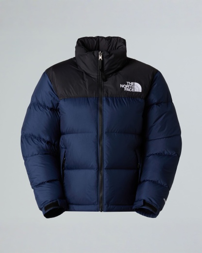 1996 Retro Nuptse Jacke für Damen – Summit Navy-TNF Black-Recycled Down