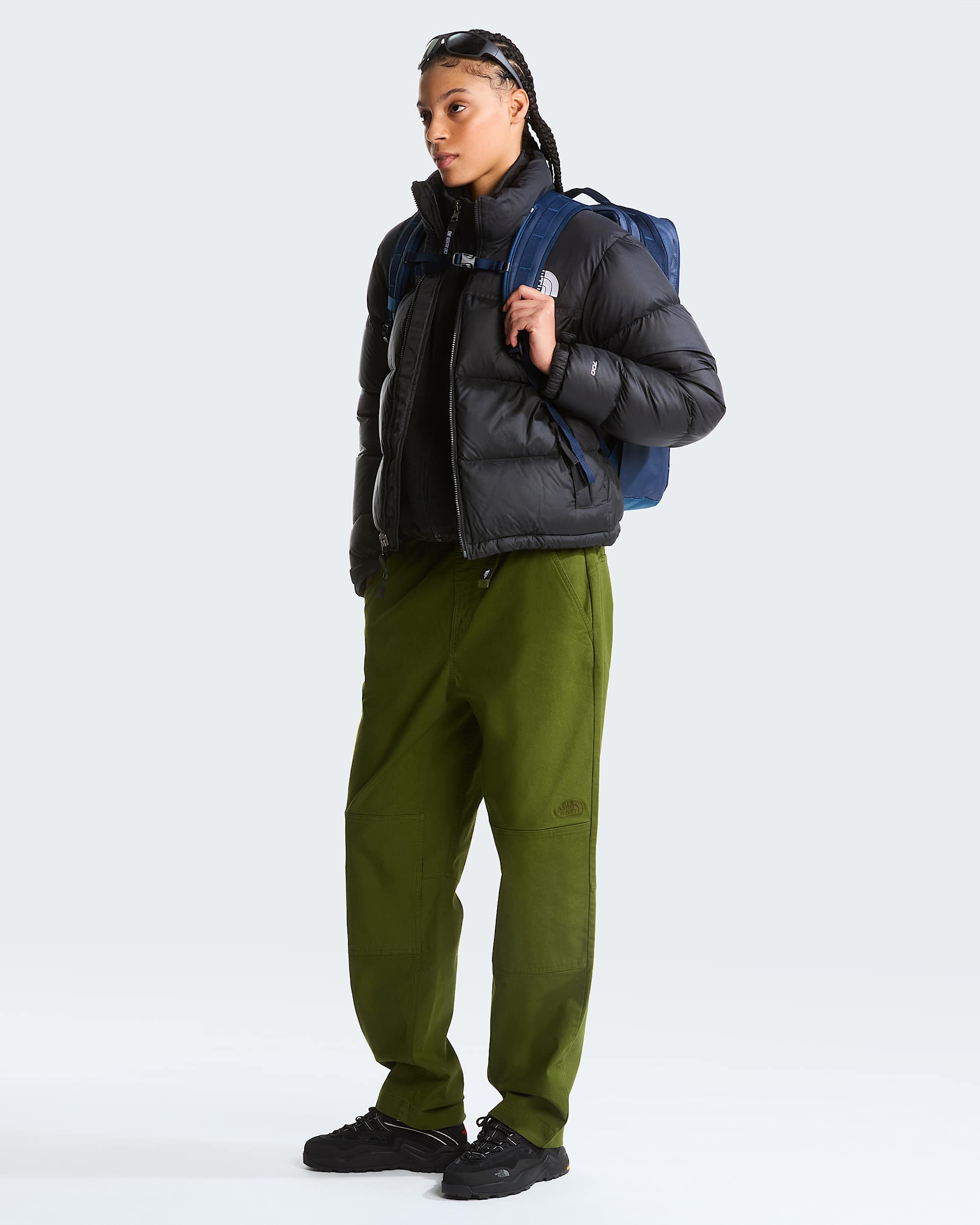 1996 Retro Nuptse Jacke für Damen – TNF Black-Recycled Down