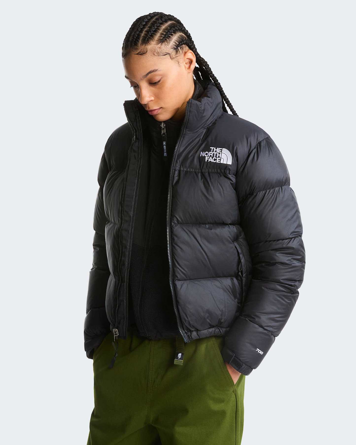 1996 Retro Nuptse Jacke für Damen – TNF Black-Recycled Down