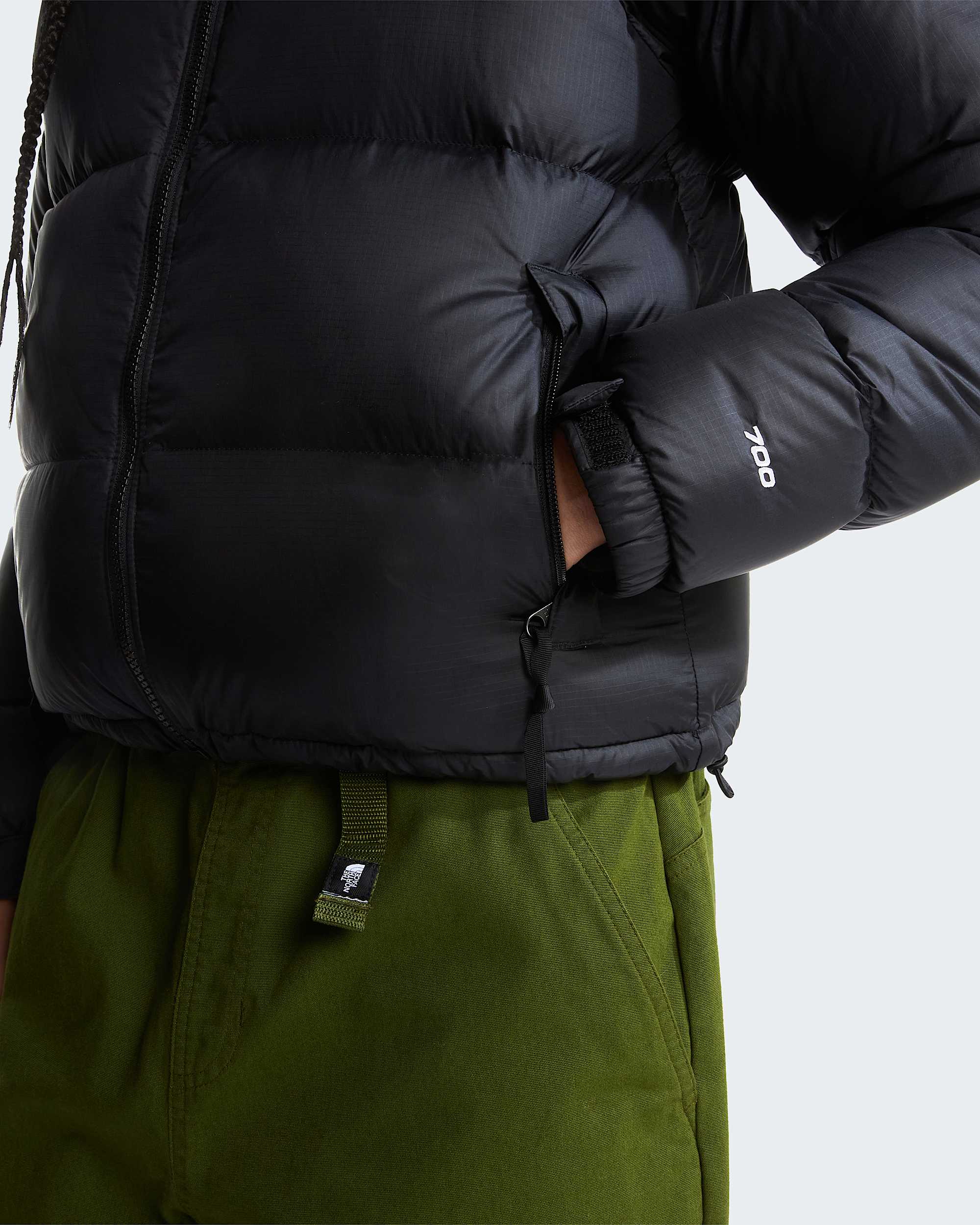 1996 Retro Nuptse Jacke für Damen – TNF Black-Recycled Down