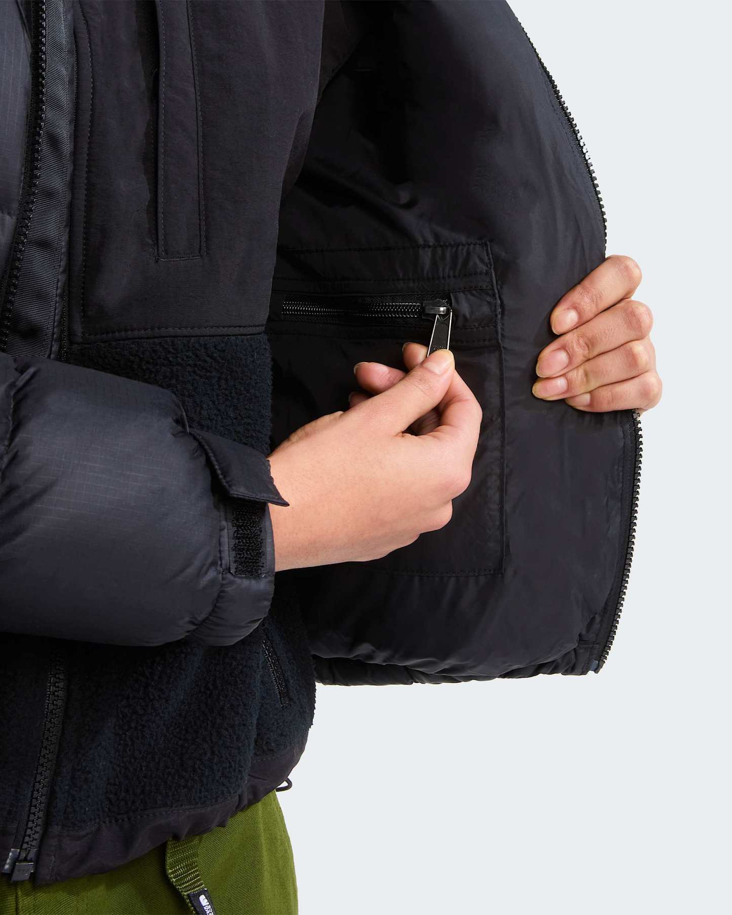 1996 Retro Nuptse Jacke für Damen – TNF Black-Recycled Down