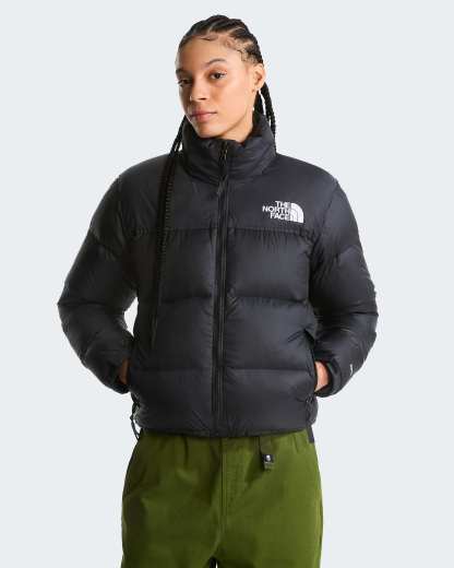 1996 Retro Nuptse Jacke für Damen – TNF Black-Recycled Down