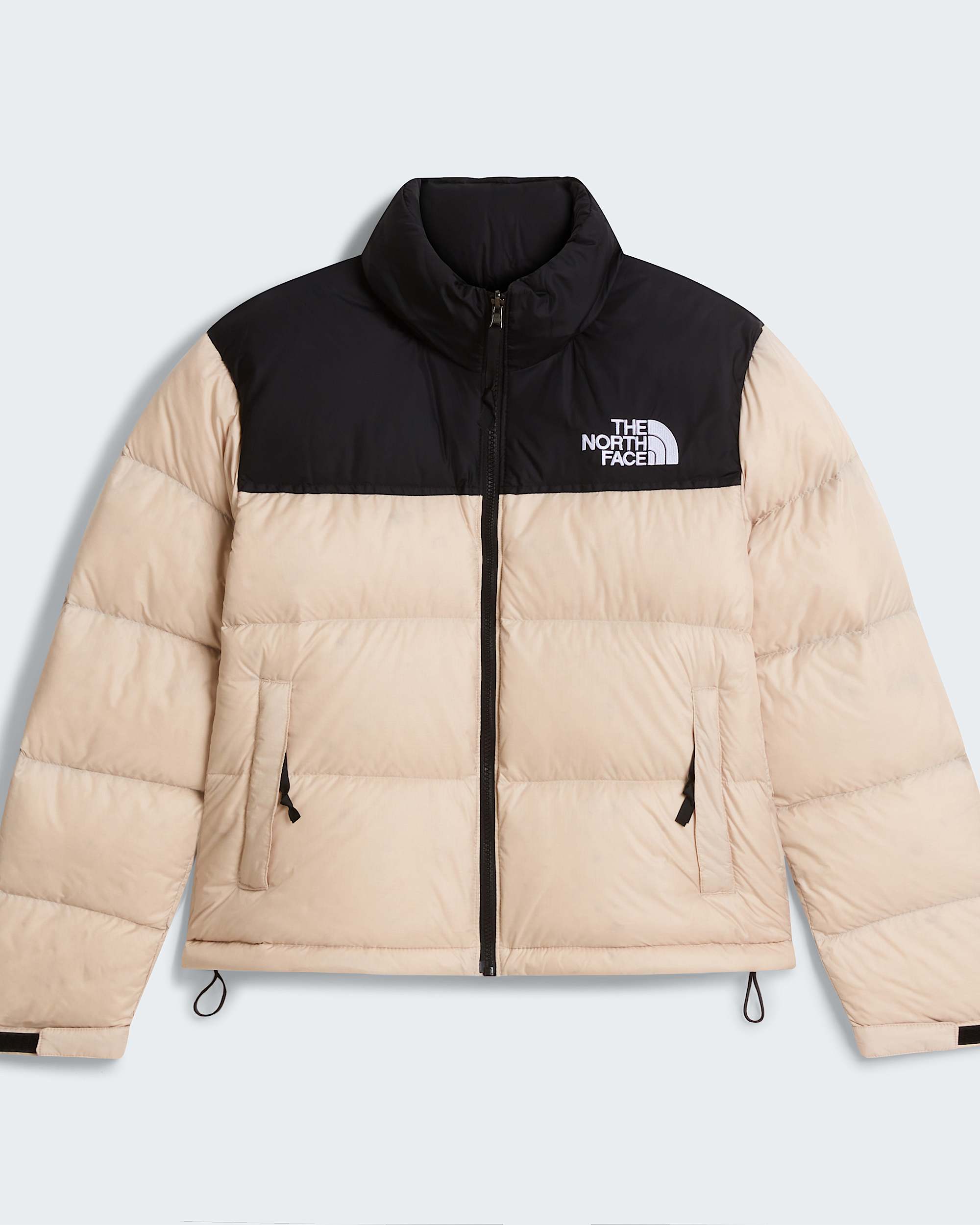 1996 Retro Nuptse Jacke für Damen – Timeless Taupe-TNF Black