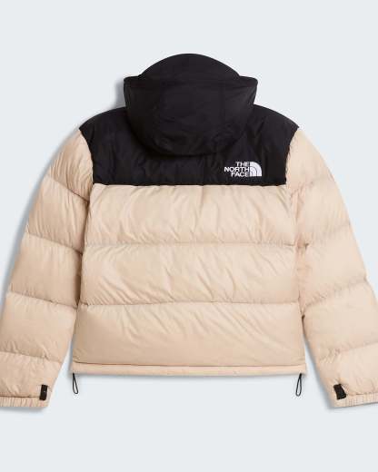 1996 Retro Nuptse Jacke für Damen – Timeless Taupe-TNF Black