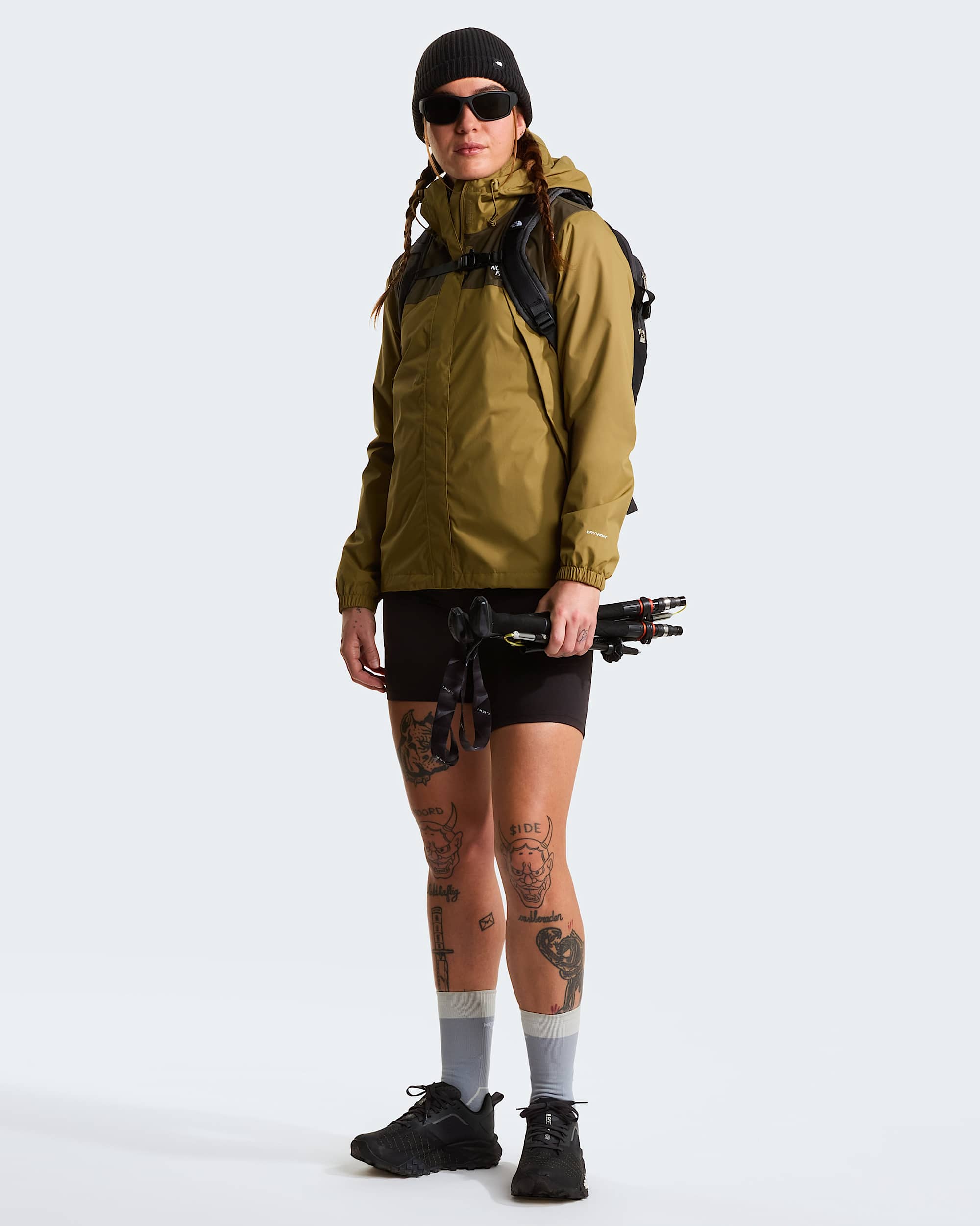 Antora Regenjacke für Damen – Cedar-New Taupe Green