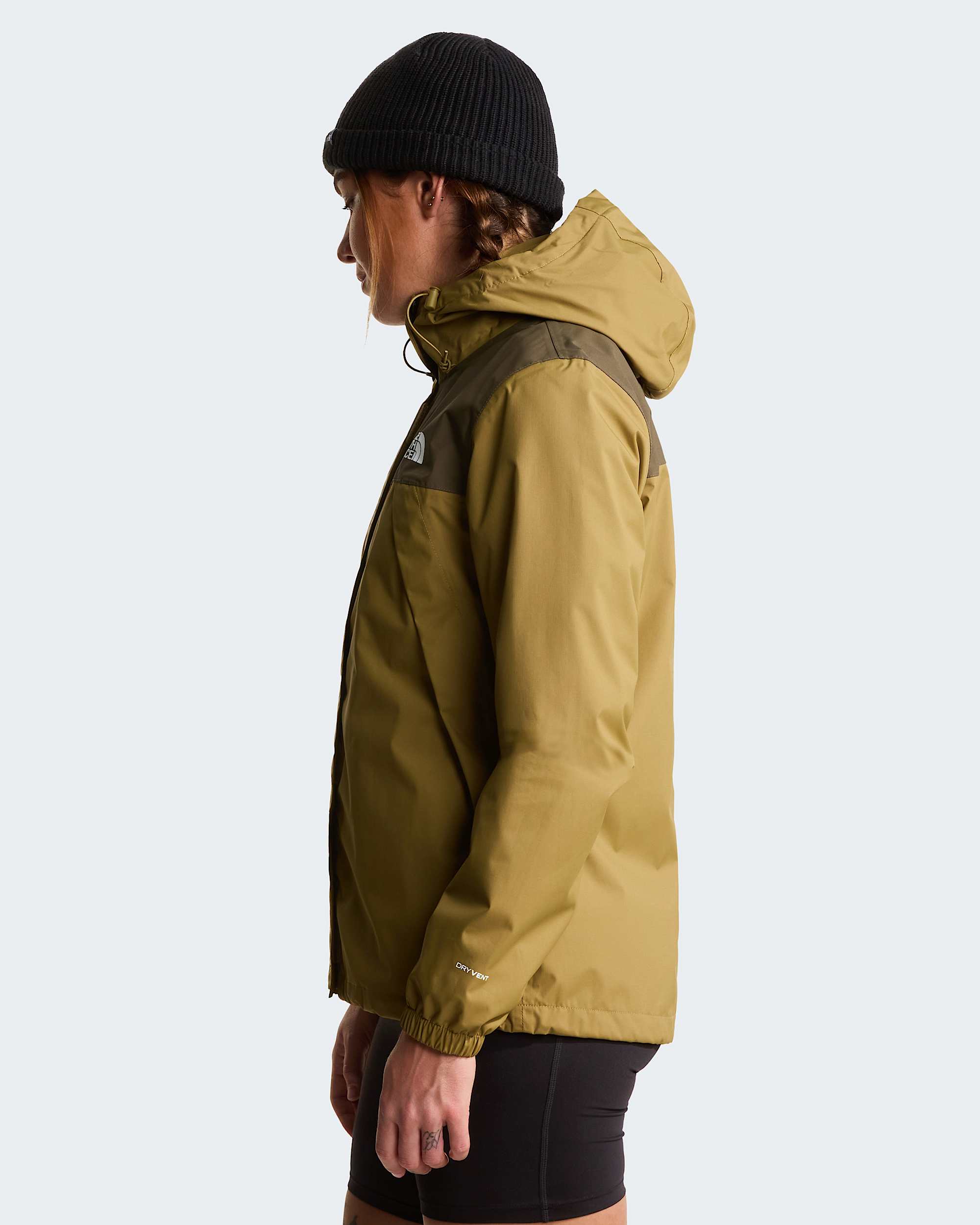 Antora Regenjacke für Damen – Cedar-New Taupe Green