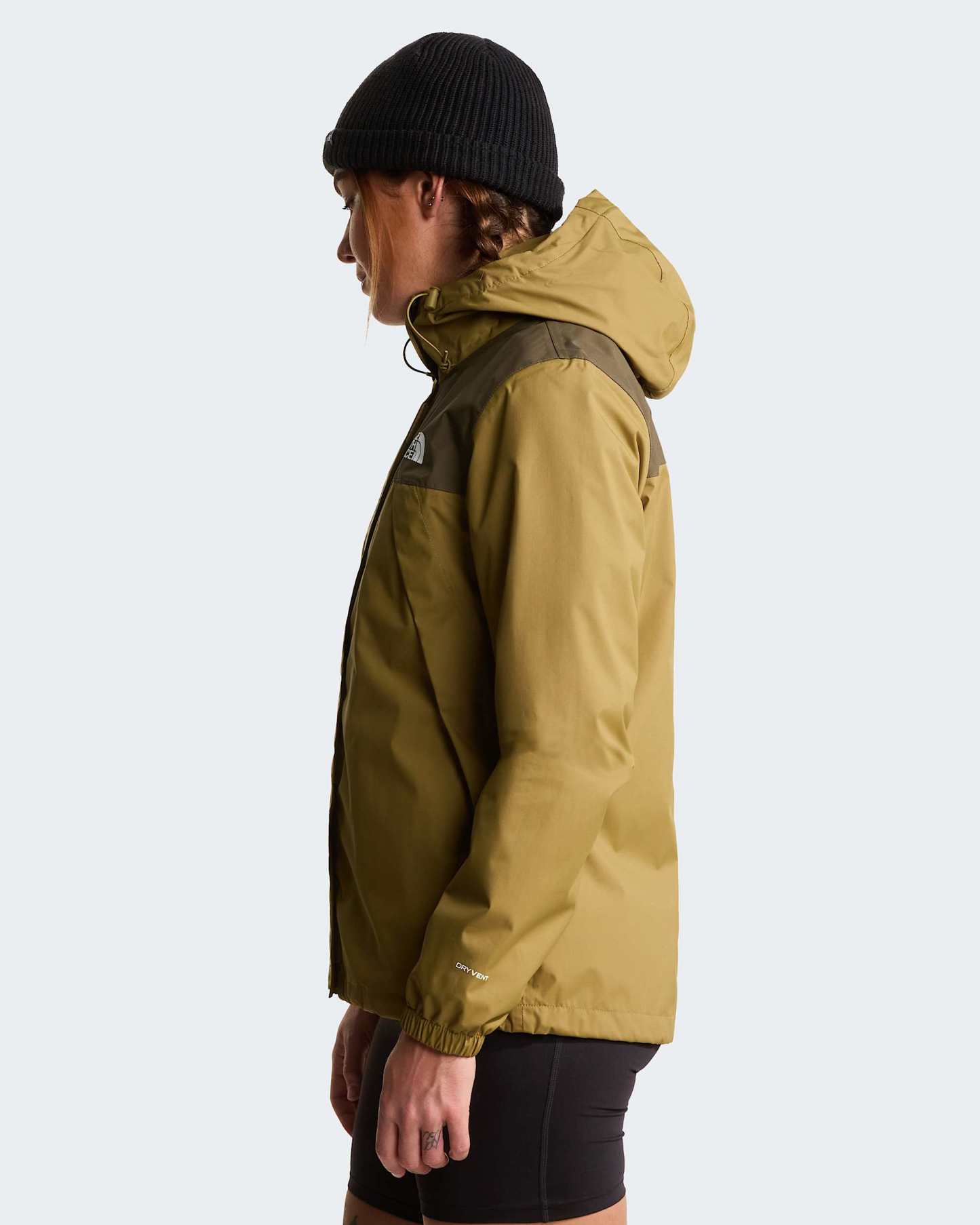 Antora Regenjacke für Damen – Cedar-New Taupe Green