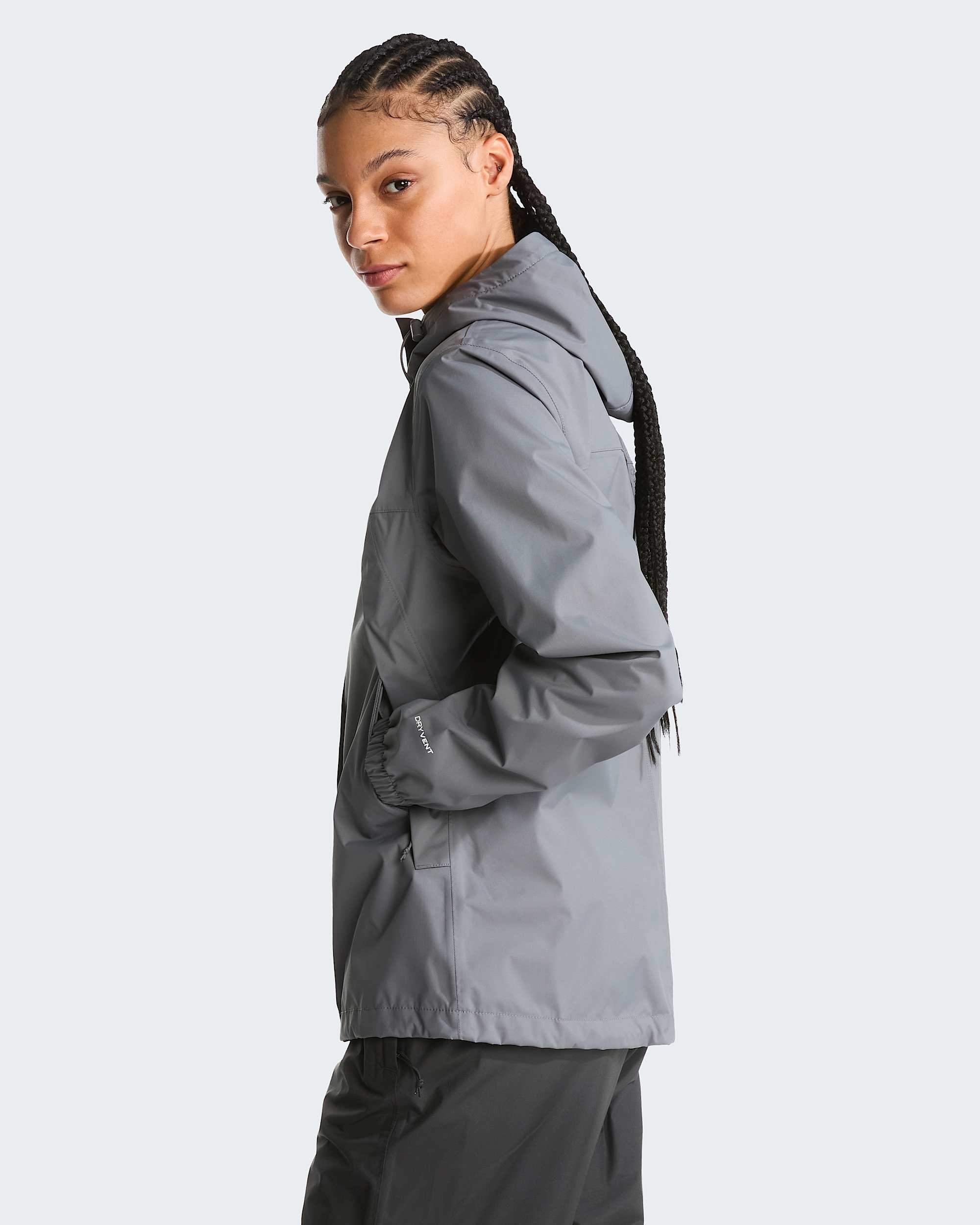 Antora Regenjacke für Damen – Smoked Pearl