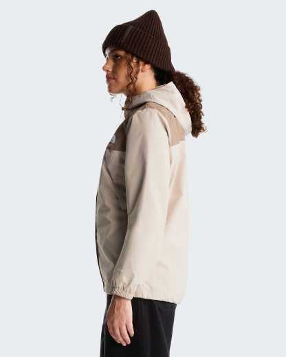 Antora Regenjacke für Damen – Timeless Taupe-Garnet