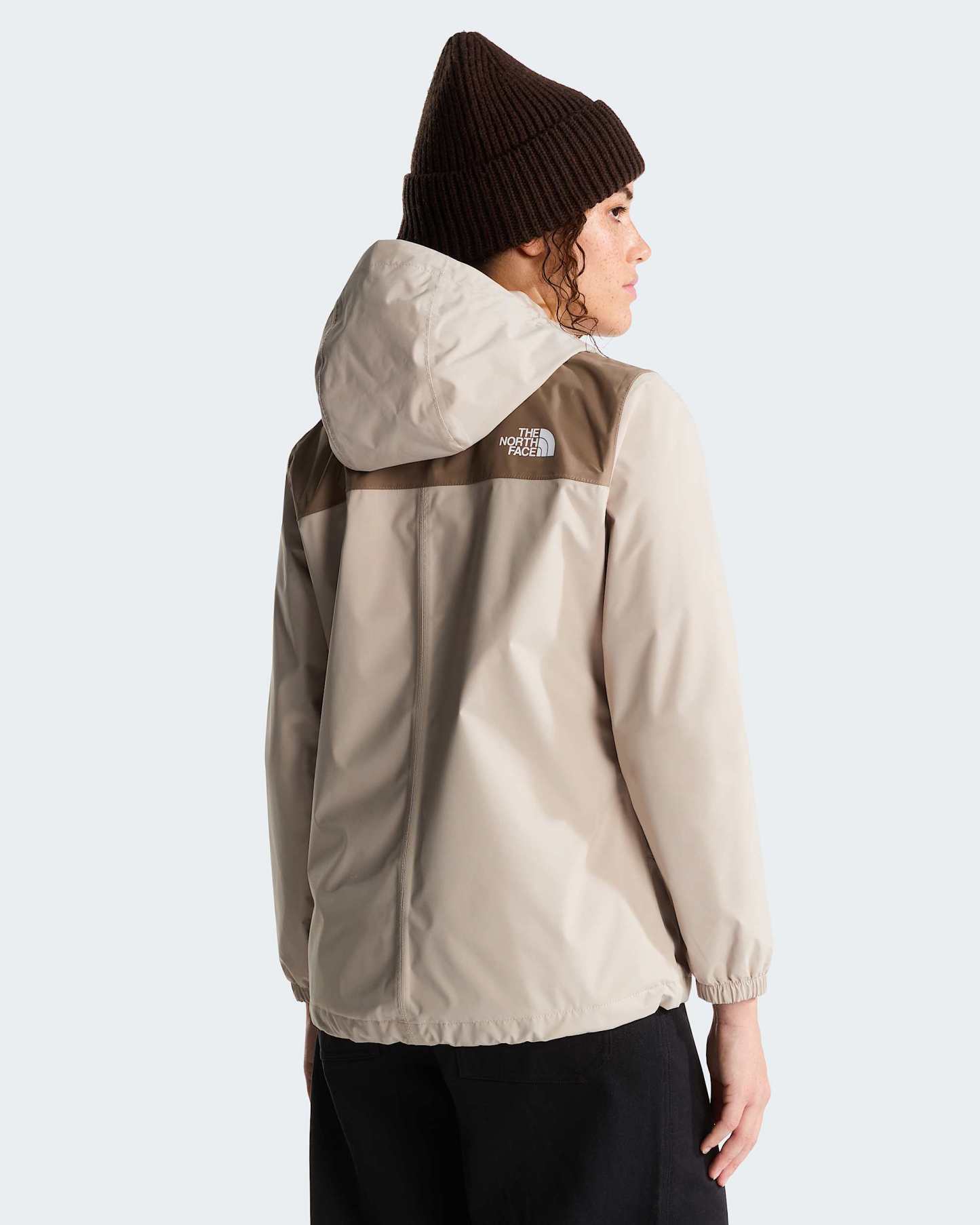 Antora Regenjacke für Damen – Timeless Taupe-Garnet