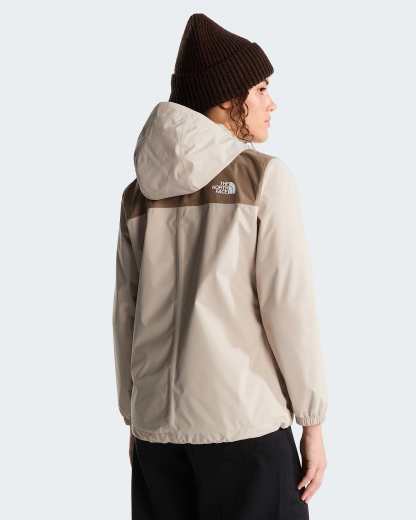 Antora Regenjacke für Damen – Timeless Taupe-Garnet