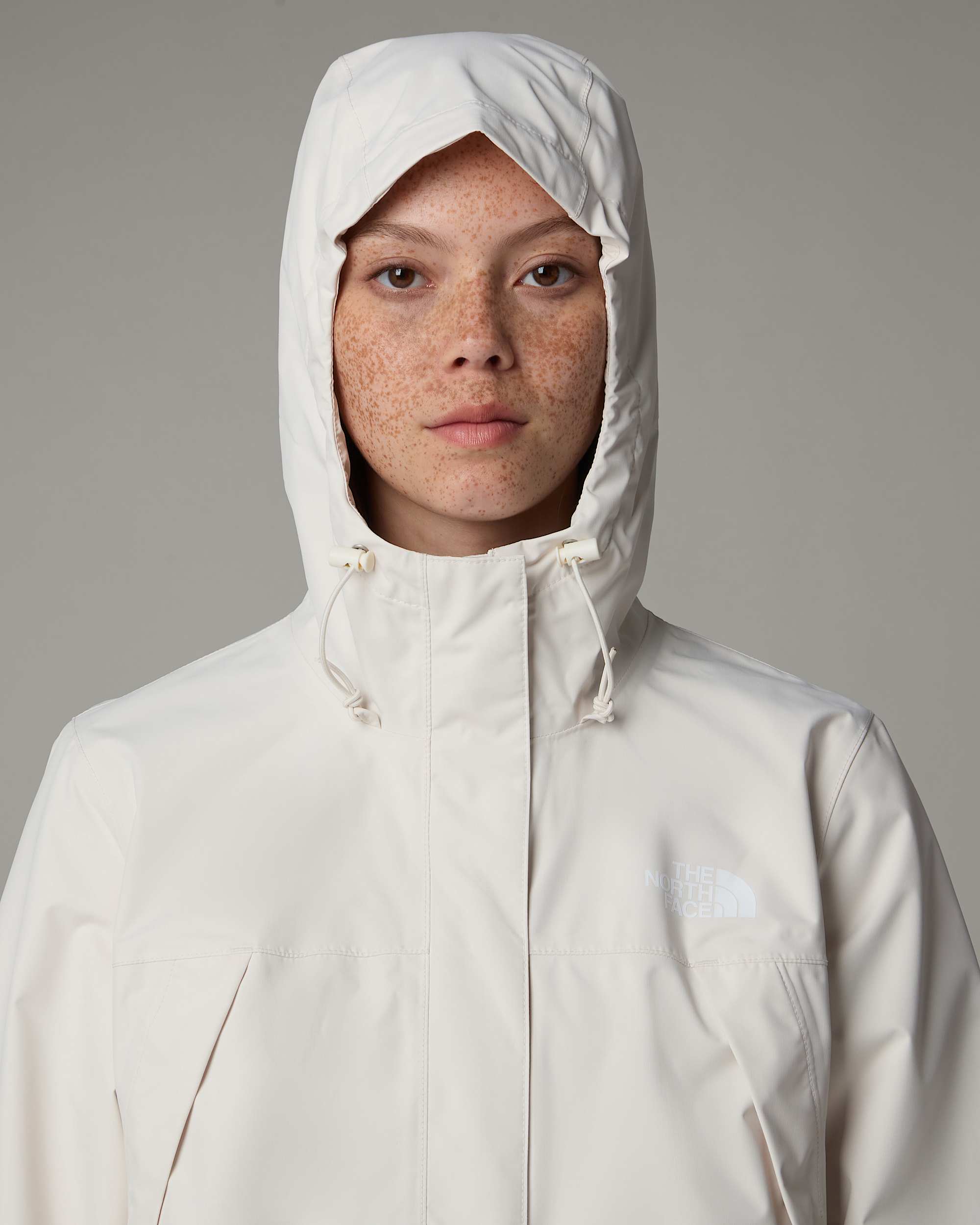 Antora Regenjacke für Damen – White Dune