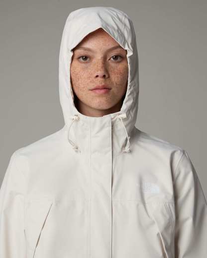 Antora Regenjacke für Damen – White Dune