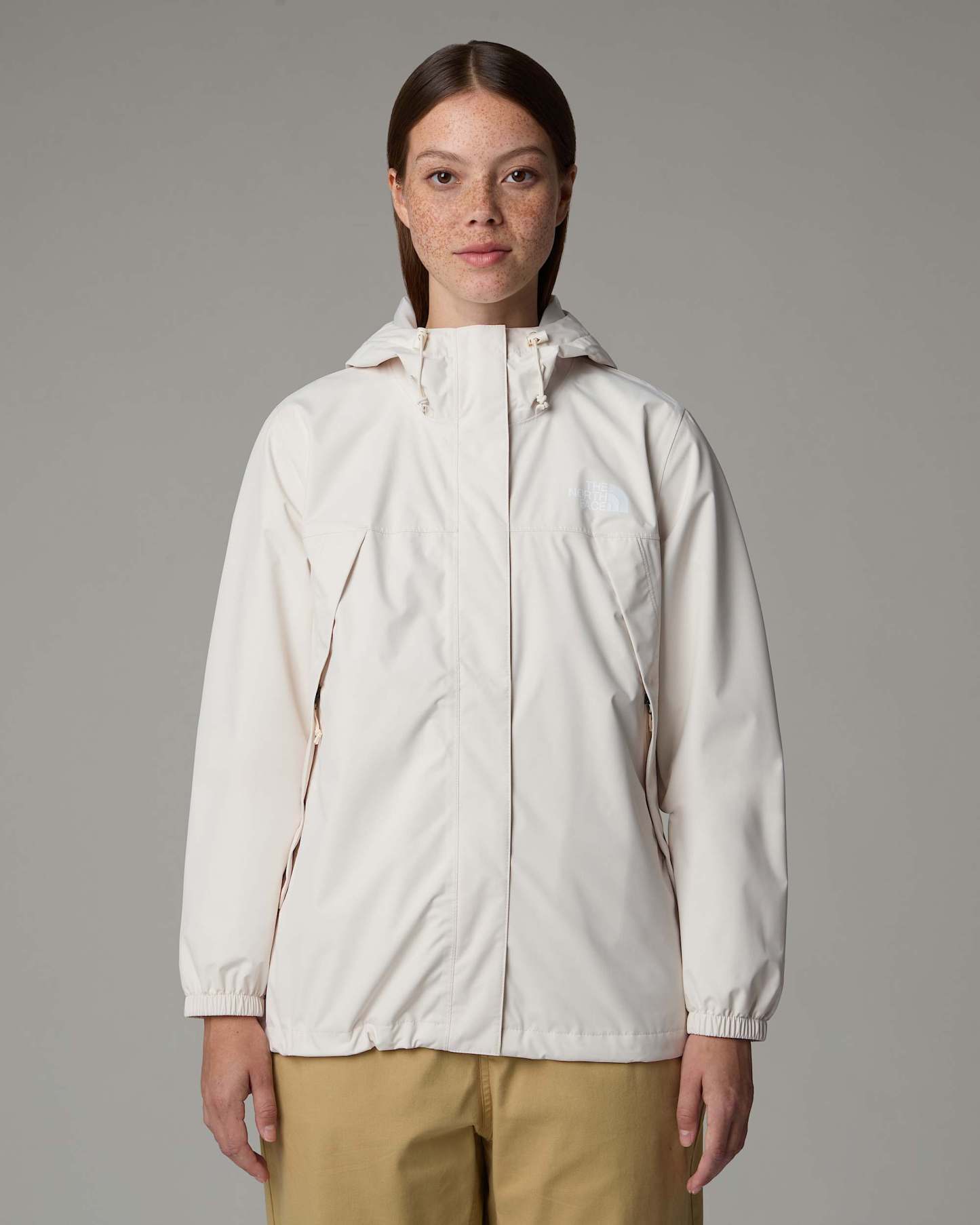 Antora Regenjacke für Damen – White Dune