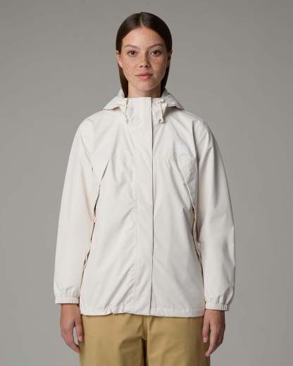 Antora Regenjacke für Damen – White Dune