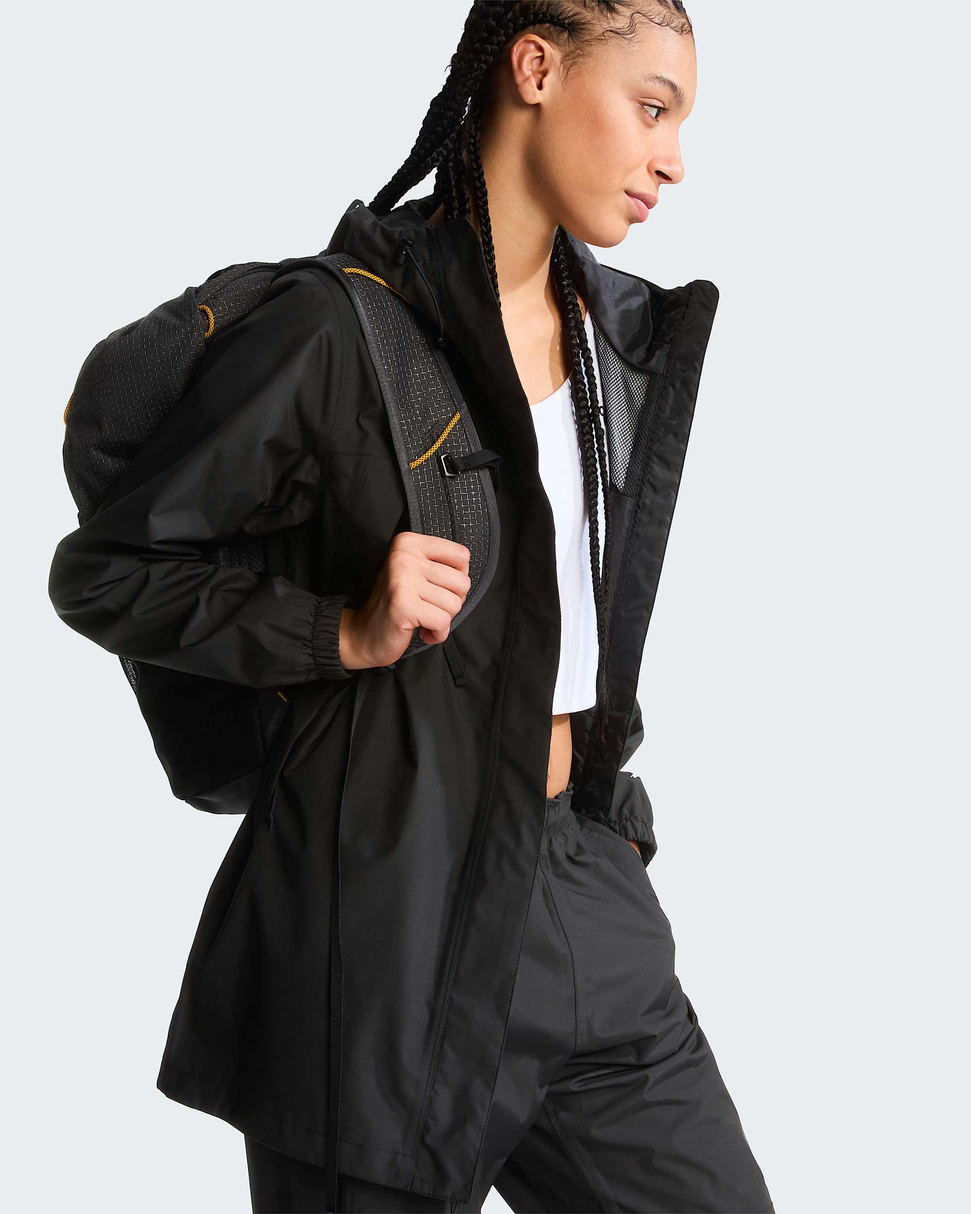 Antora locker geschnittene Regenhose für Damen – TNF Black