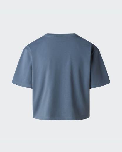 Evolution Simple Dome kurz & relaxt geschnittenes T-Shirt für Damen – Granite Grey