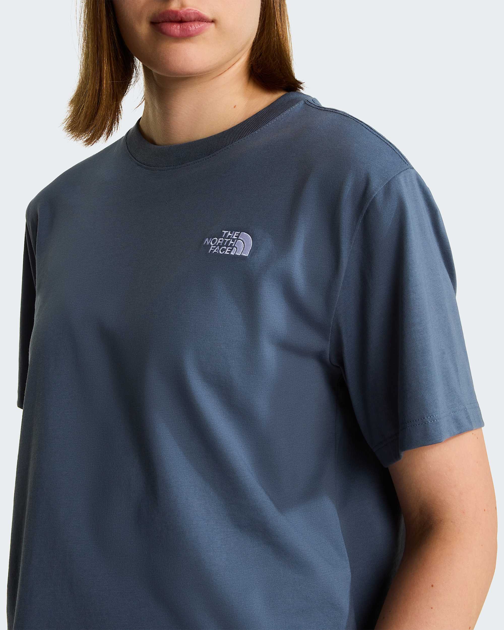 Evolution Simple Dome kurz & relaxt geschnittenes T-Shirt für Damen – Granite Grey