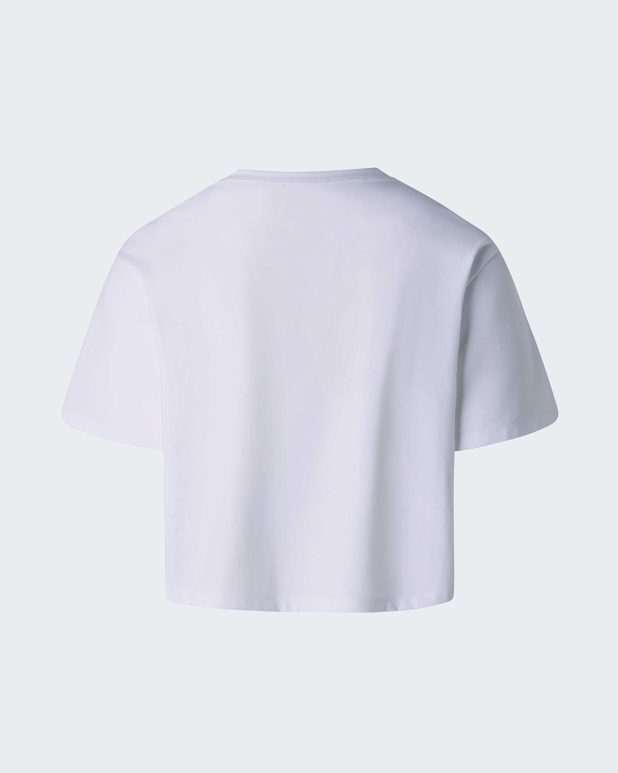 Evolution Simple Dome kurz & relaxt geschnittenes T-Shirt für Damen – TNF White