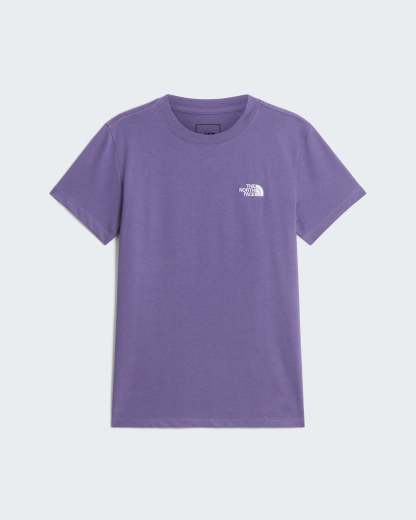 Evolution Simple Dome schmal geschnittenes T-Shirt für Damen – Grounded Plum